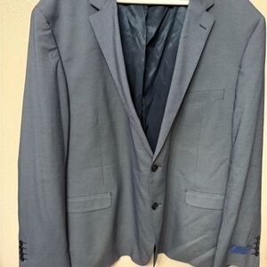 Cavalli Uomo Blue & white small dot pattern Sport Coat Notched Lapels. Italy